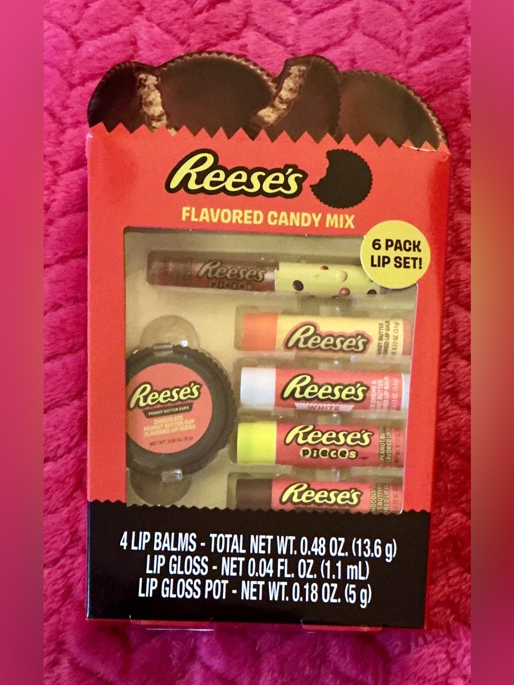Flavored Candy Mix Lip Set - Orange, Brown, Yellow